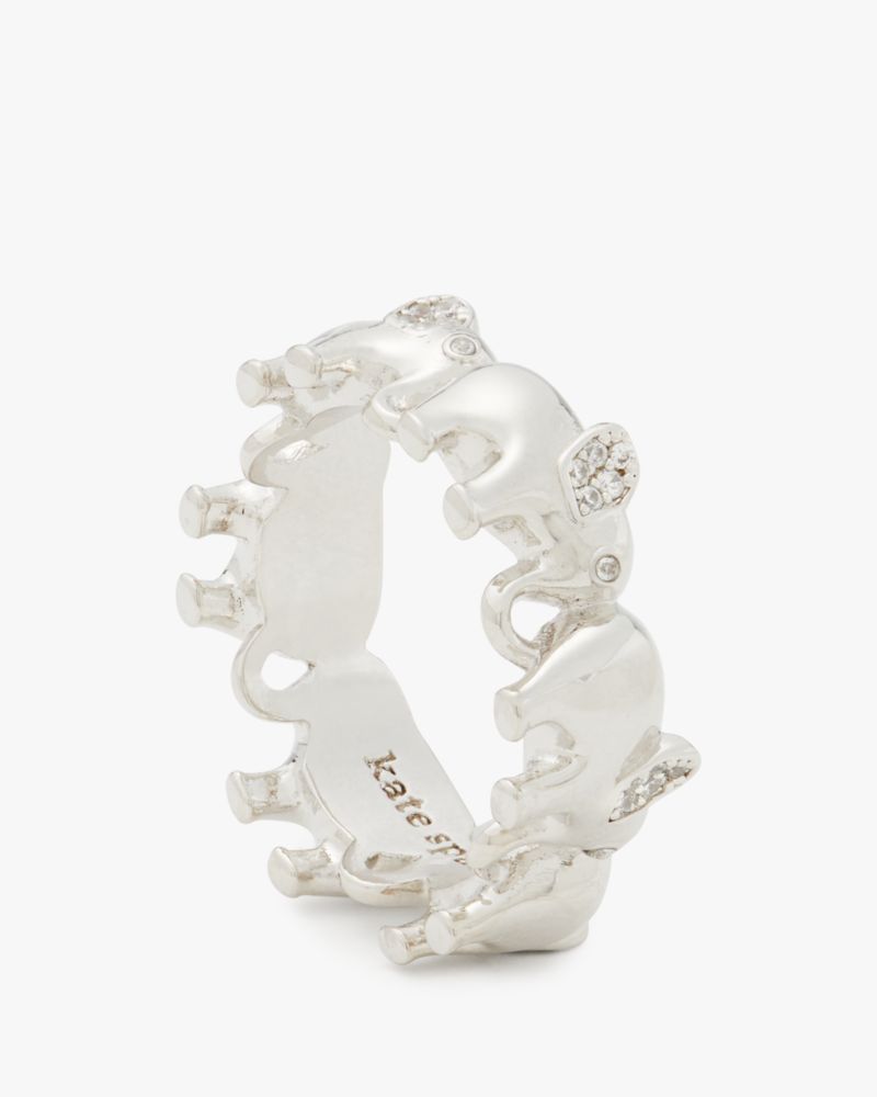 Kate Spade Precious Elephant Ring Silver 5