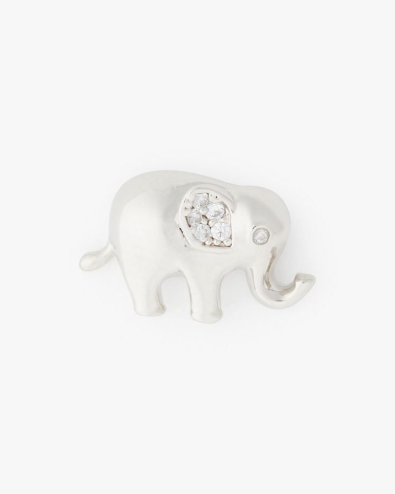 Kate Spade,Precious Elephant Studs,Studs,Crystal,Gem Embellishment,Novelty Embellishment,Titanium,Casual,