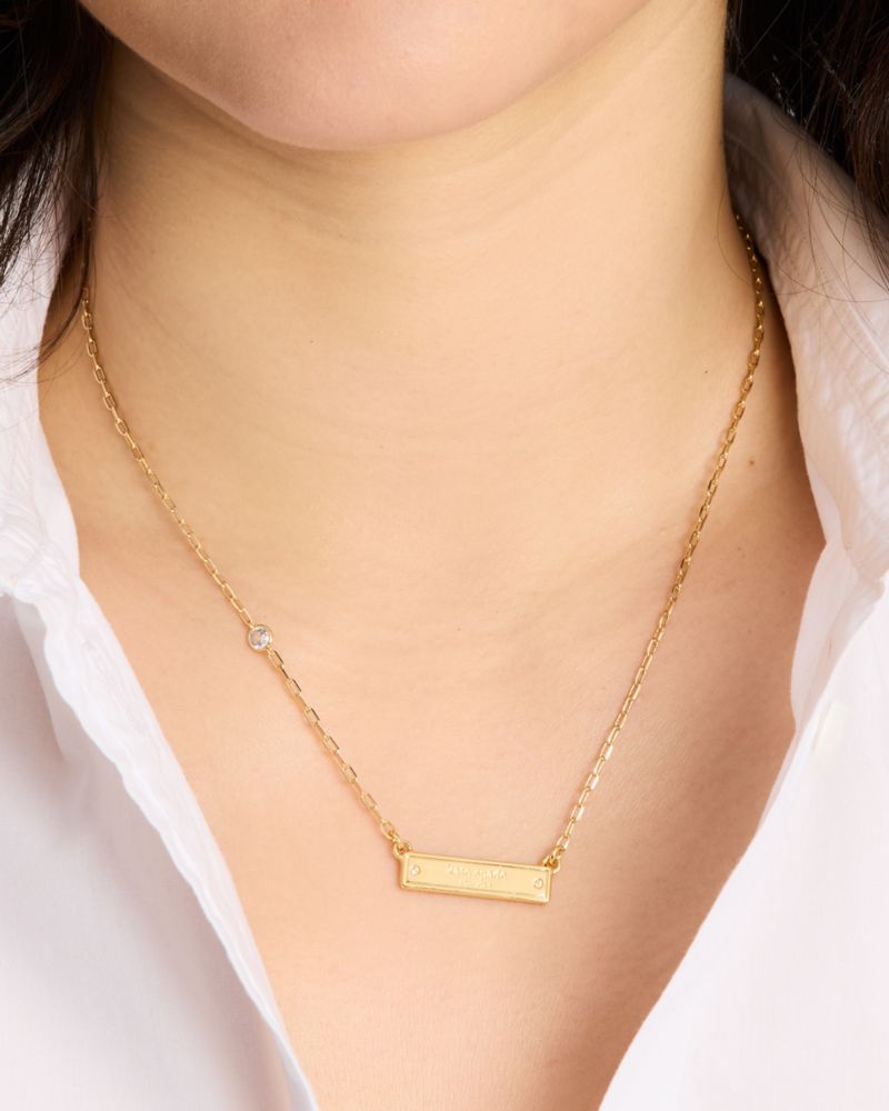 Kate Spade,Sam Icon Bar Pendant,