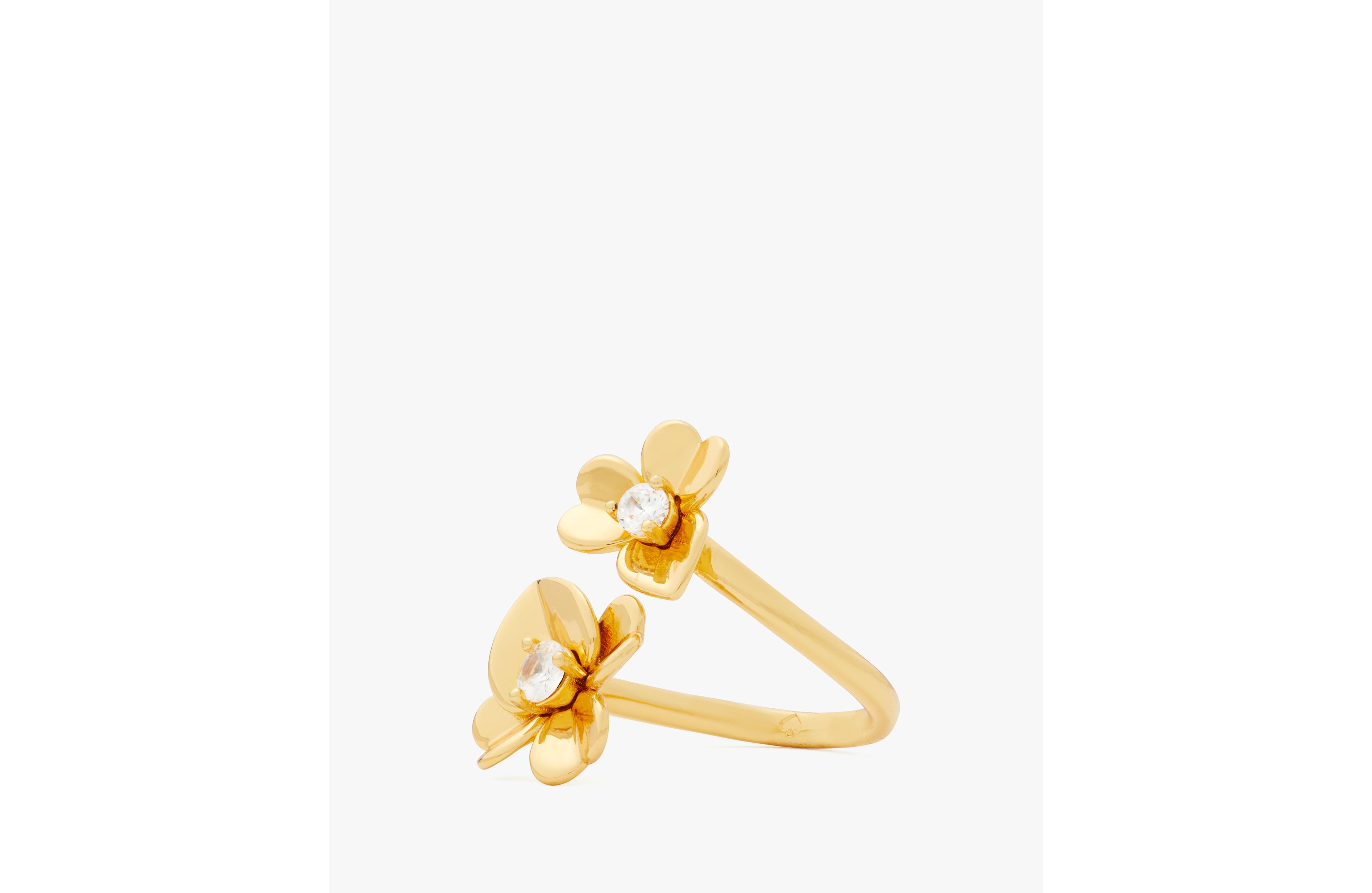 Precious Pansy Wrap Ring