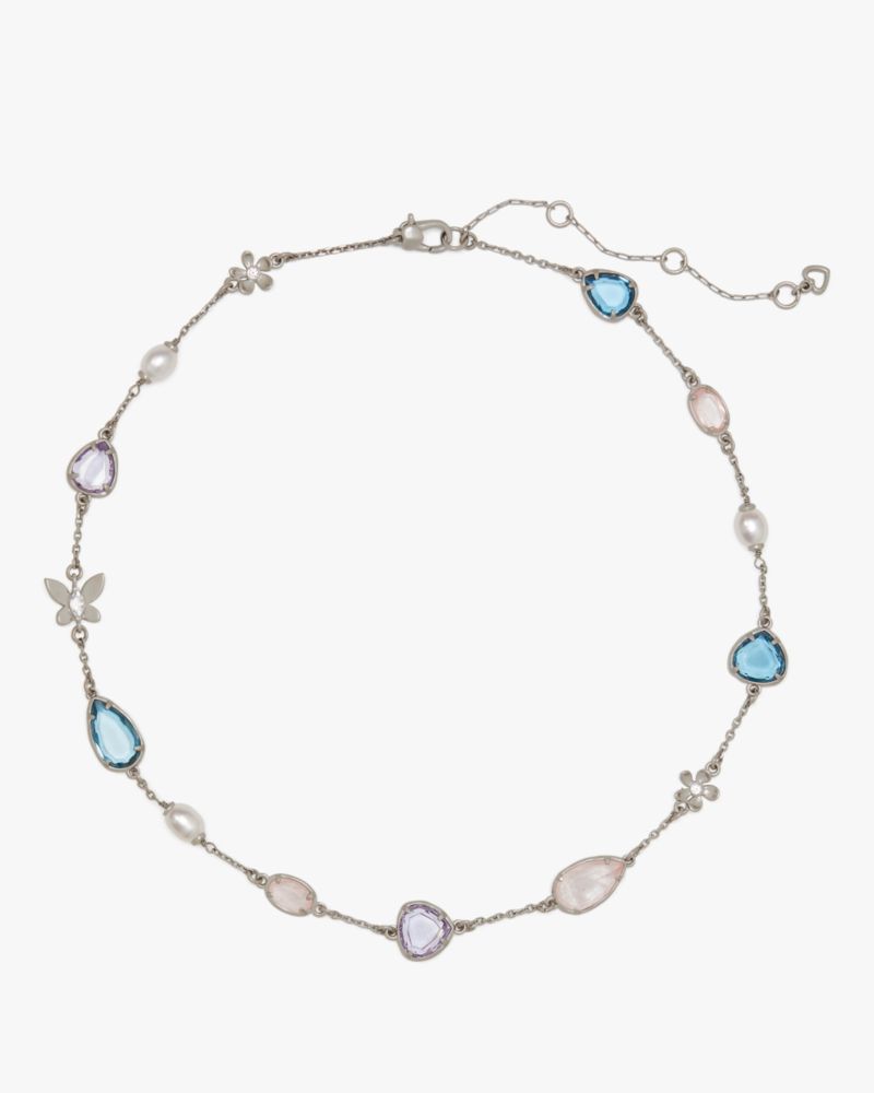 Kate Spade,Lilac Haze Scatter Necklace,Multi/Silver
