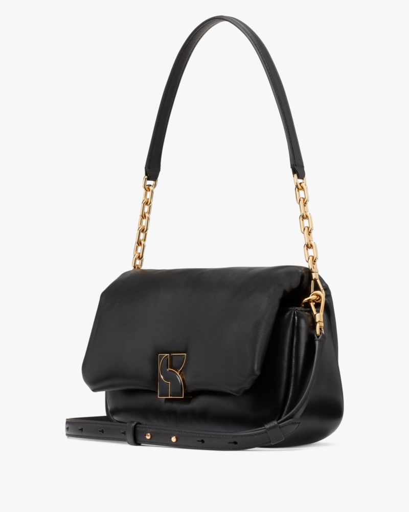 Kate Spade,ケイト・スペード ダコタ パフィ レザー クロスボディ,バッグ,ブラック
