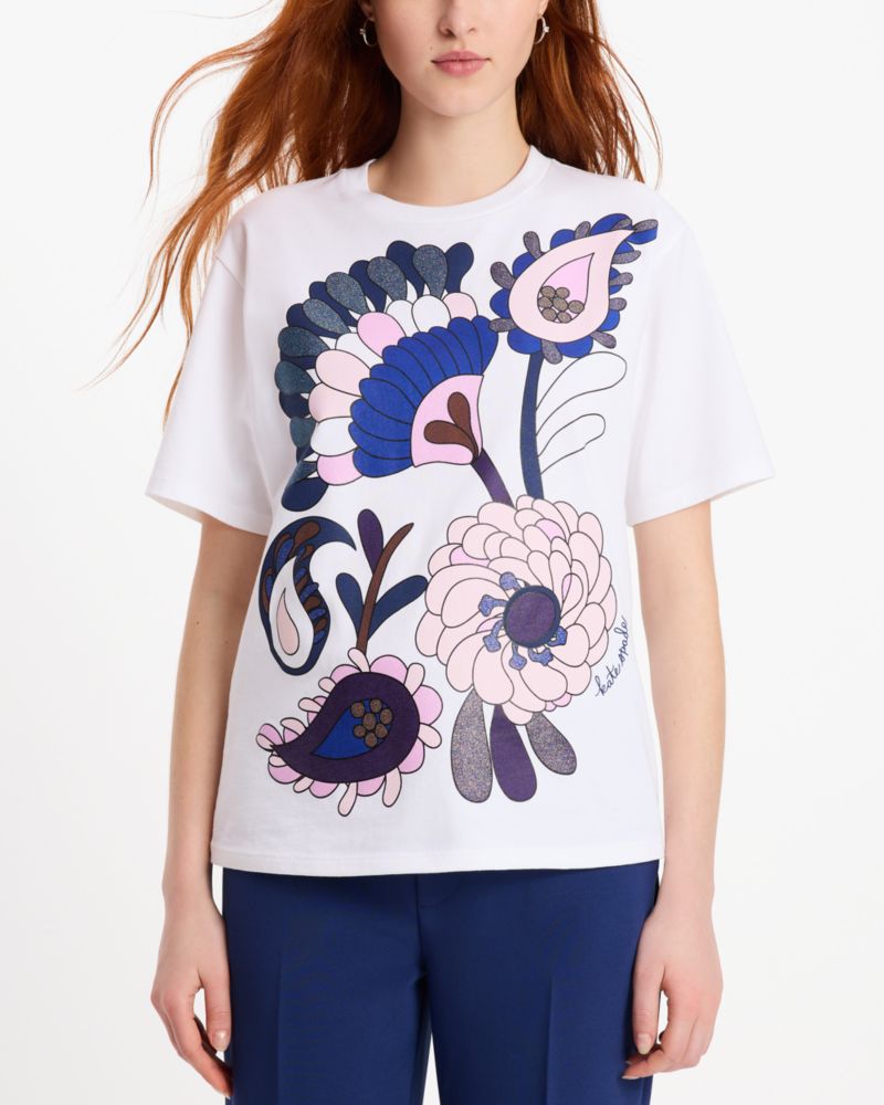 Kate Spade,エンベリッシュ オータム ペイズリー Tシャツ,トップス,