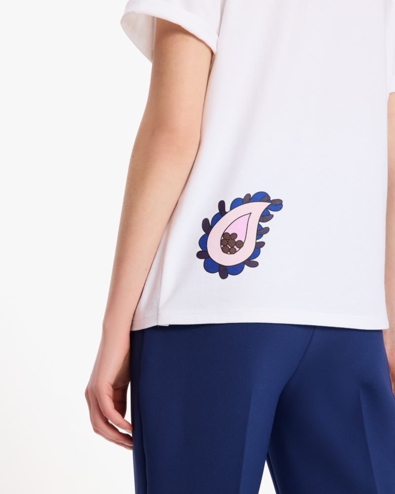 Kate Spade,エンベリッシュ オータム ペイズリー Tシャツ,トップス,