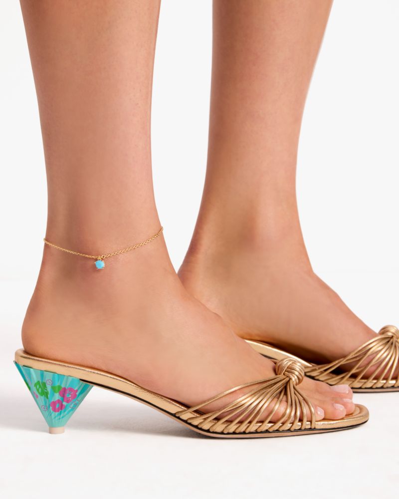 Kate Spade,Little Luxuries Anklet,Turquoise