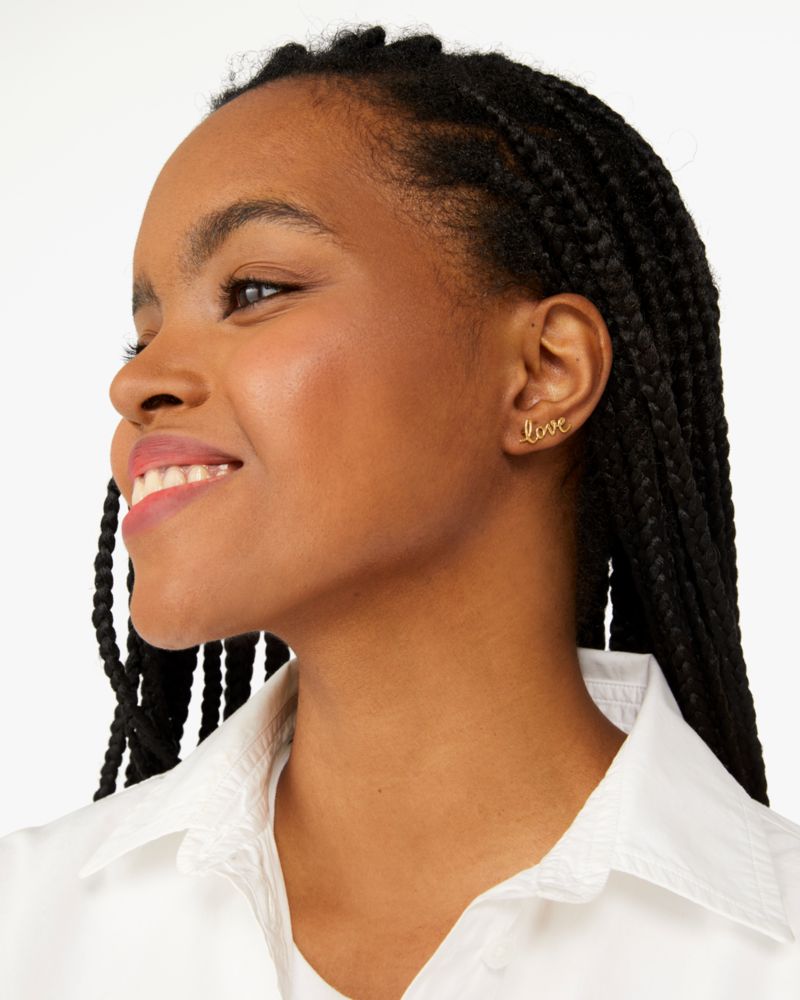 【kate spade】セイ・イエス・ラブ ピアス◎ケイトスペード Say Yes Love Earrings | Kate Spade Outlet