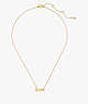 Kate Spade,Say Yes Love Pendant,Gold