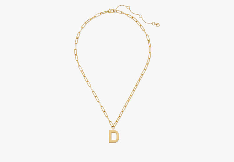 Kate Spade,Initial This D Pendant,Gold
