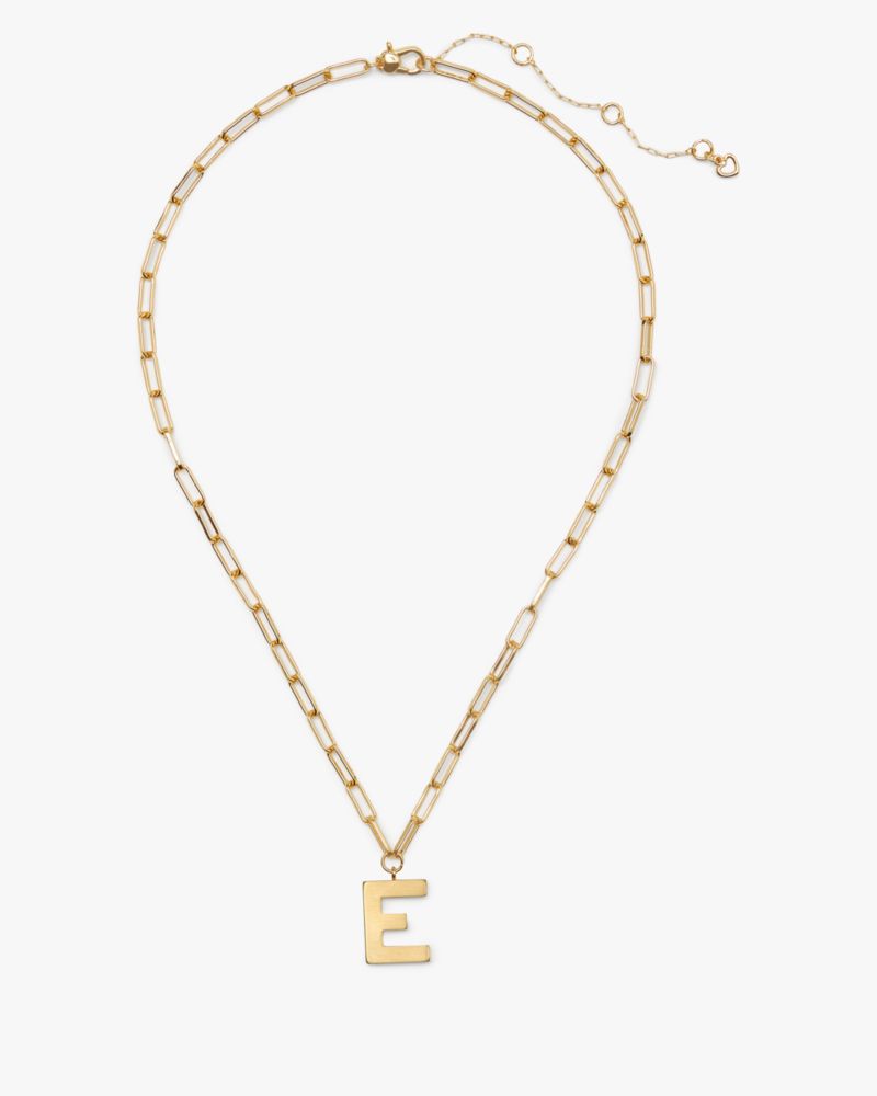 Kate Spade,Initial This E Pendant,Gold