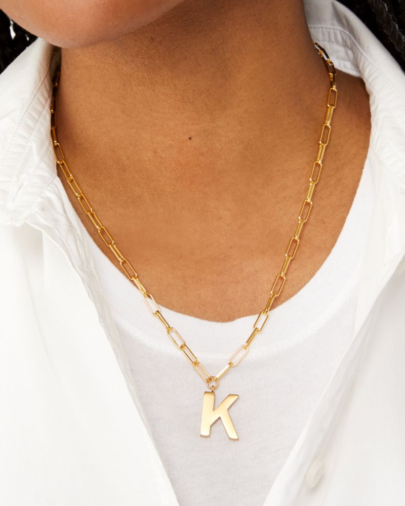 Kate Spade,Initial This E Pendant,Gold
