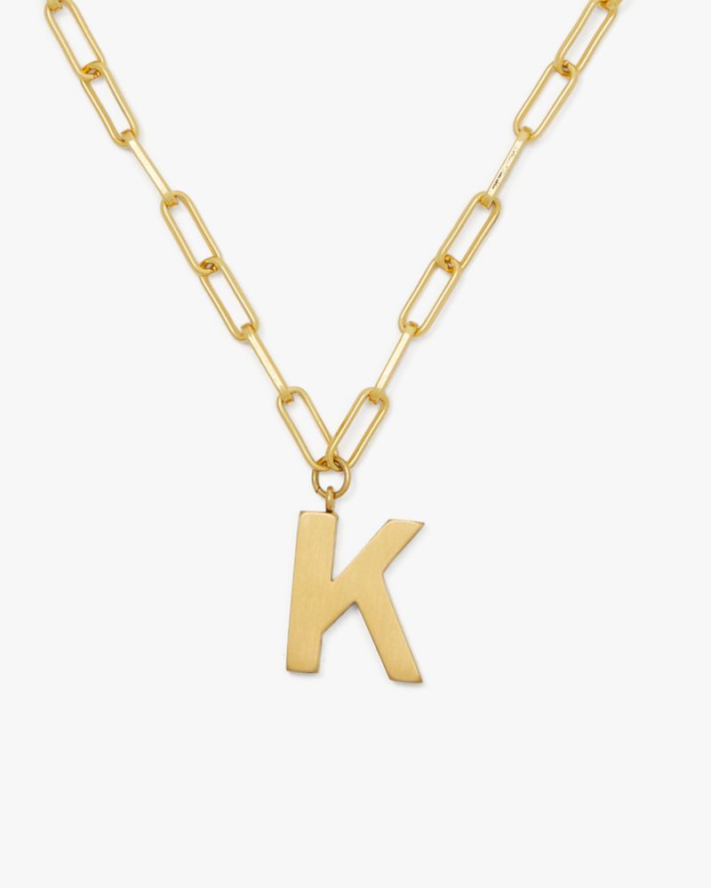 Kate Spade,Initial This K Pendant,Gold