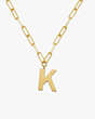 Kate Spade,Initial This K Pendant,Gold