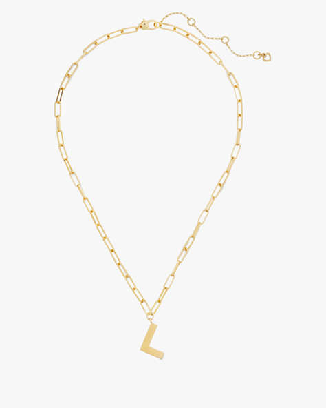 Kate Spade,Initial This L Pendant,Gold