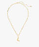 Kate Spade,Initial This L Pendant,Gold
