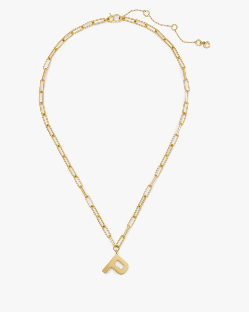 Kate Spade,Initial This P Pendant,Gold