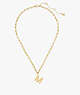 Kate Spade,Initial This M Pendant,Gold