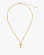 Kate Spade,Initial This T Pendant,Gold