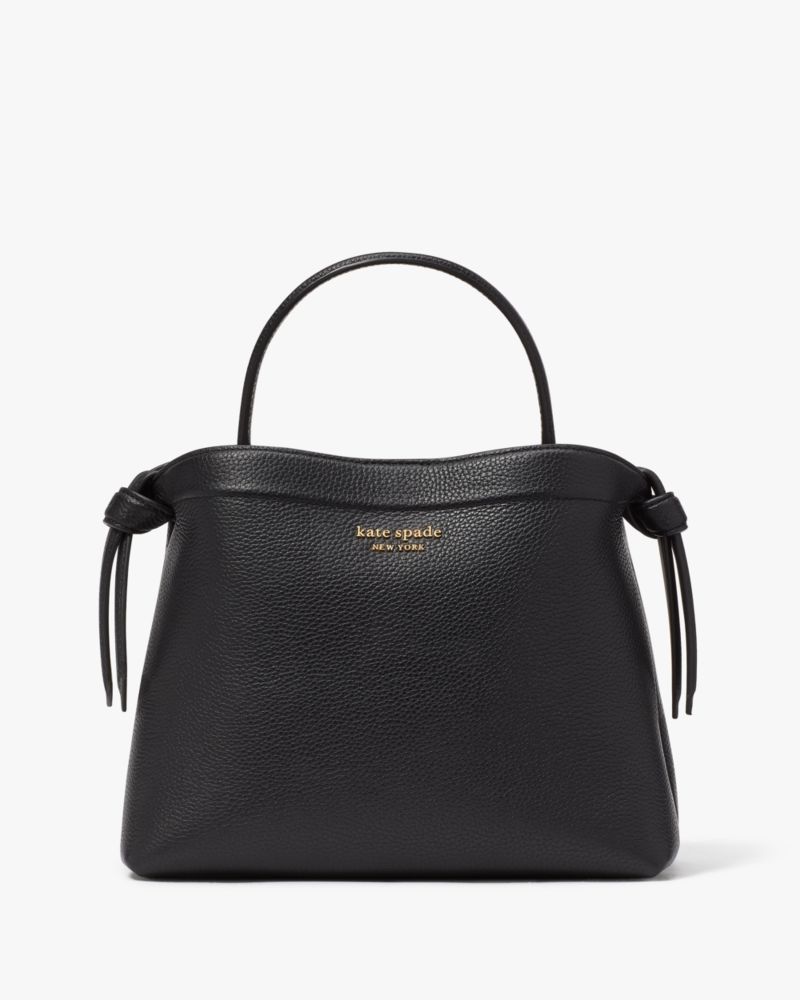 Kate Spade,ノット ミディアム トップ ハンドル バッグ,ハンドバッグ,ブラック