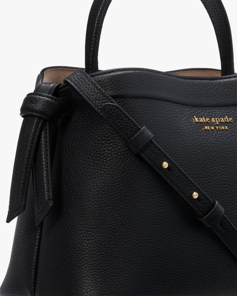Kate Spade,ノット ミディアム トップ ハンドル バッグ,バッグ,ブラック