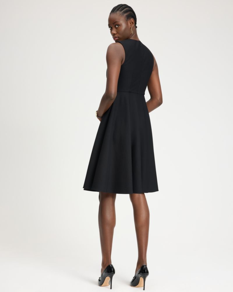 Kate spade black bow dress best sale