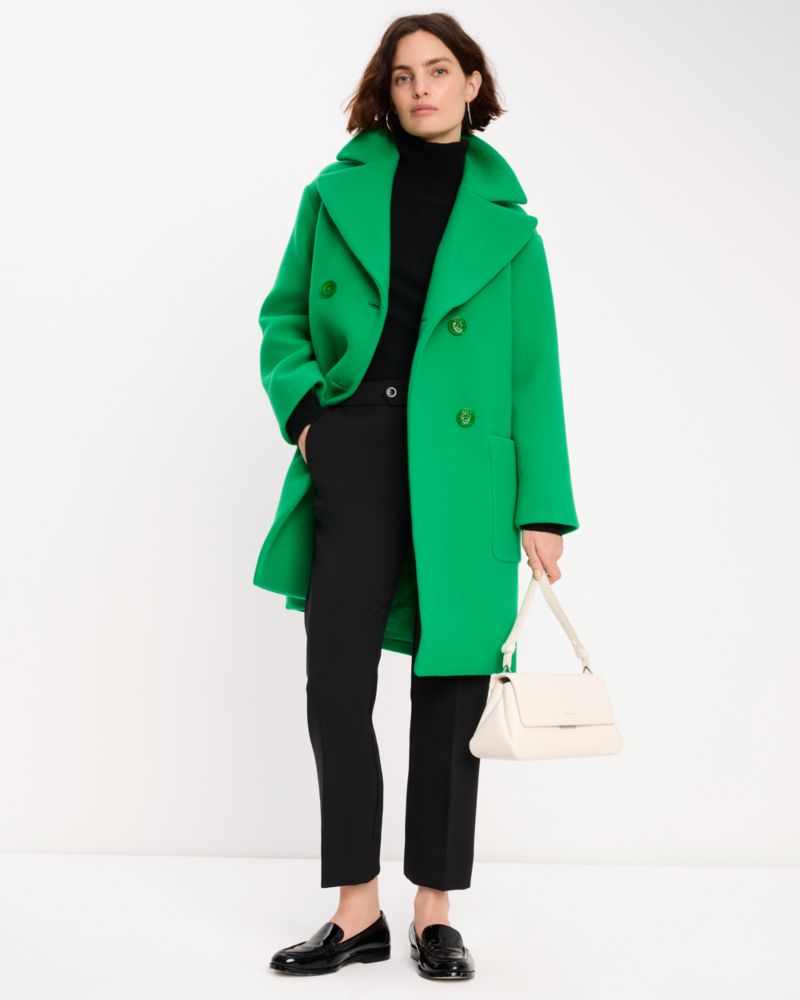 Kate Spade,Double Breasted Wool Coat,