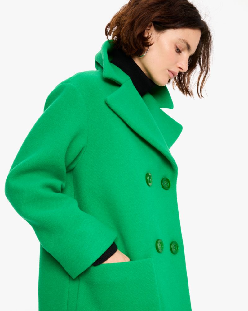 Kate Spade,Double Breasted Wool Coat,