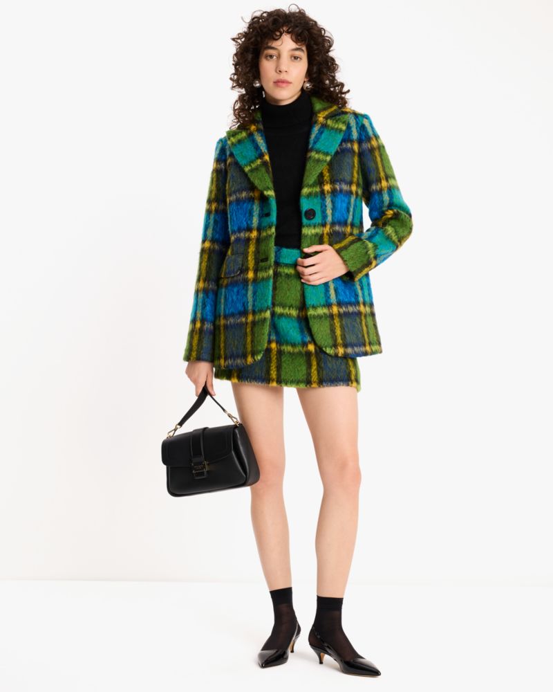 Kate Spade,グランド プラッド ウール ジャケット,アウター,
