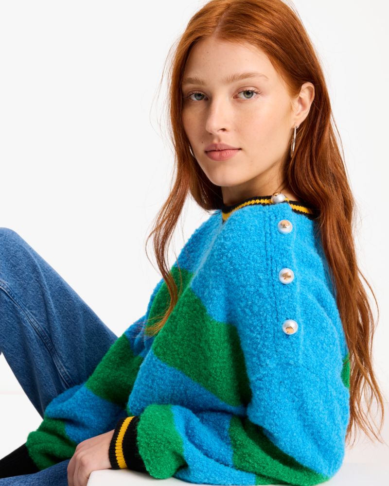 Kate Spade,クロスウォーク ストライプ セーター,トップス,