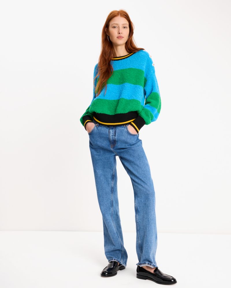 Kate Spade,クロスウォーク ストライプ セーター,トップス,