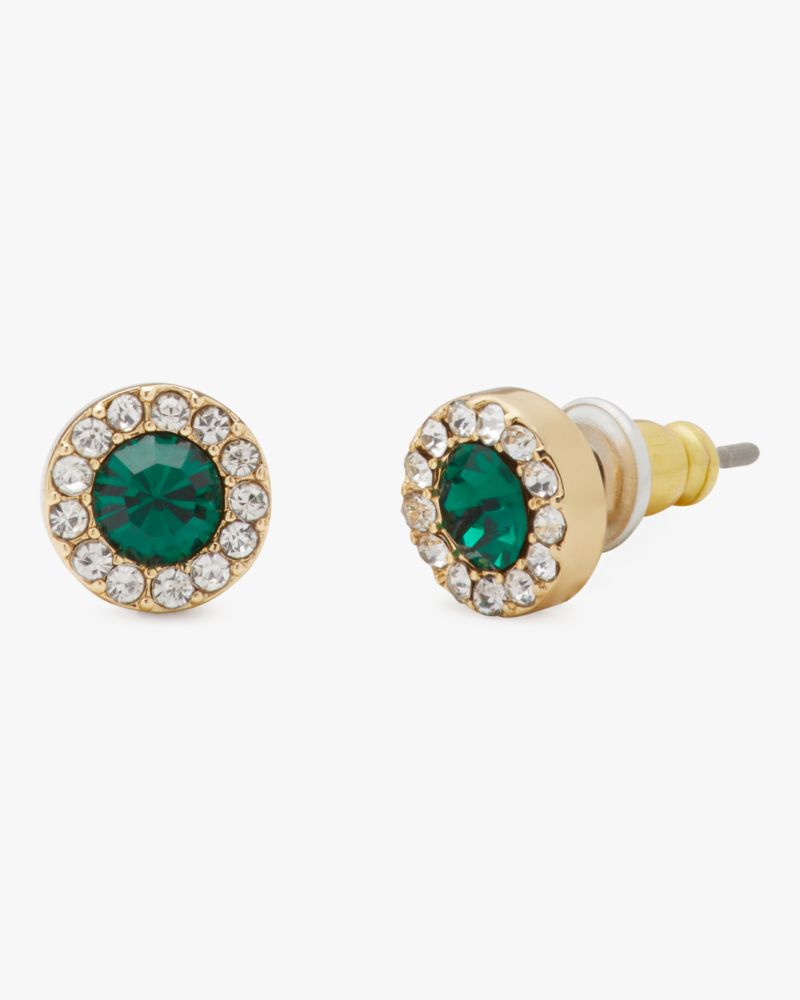 Kate Spade,You're A Gem Pave Halo Studs,Multi Color