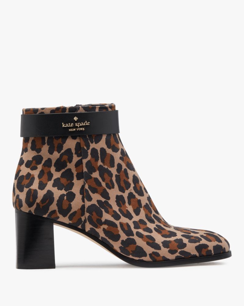 Kate Spade,Morgan Spotted Leopard Bootie,Multi Color