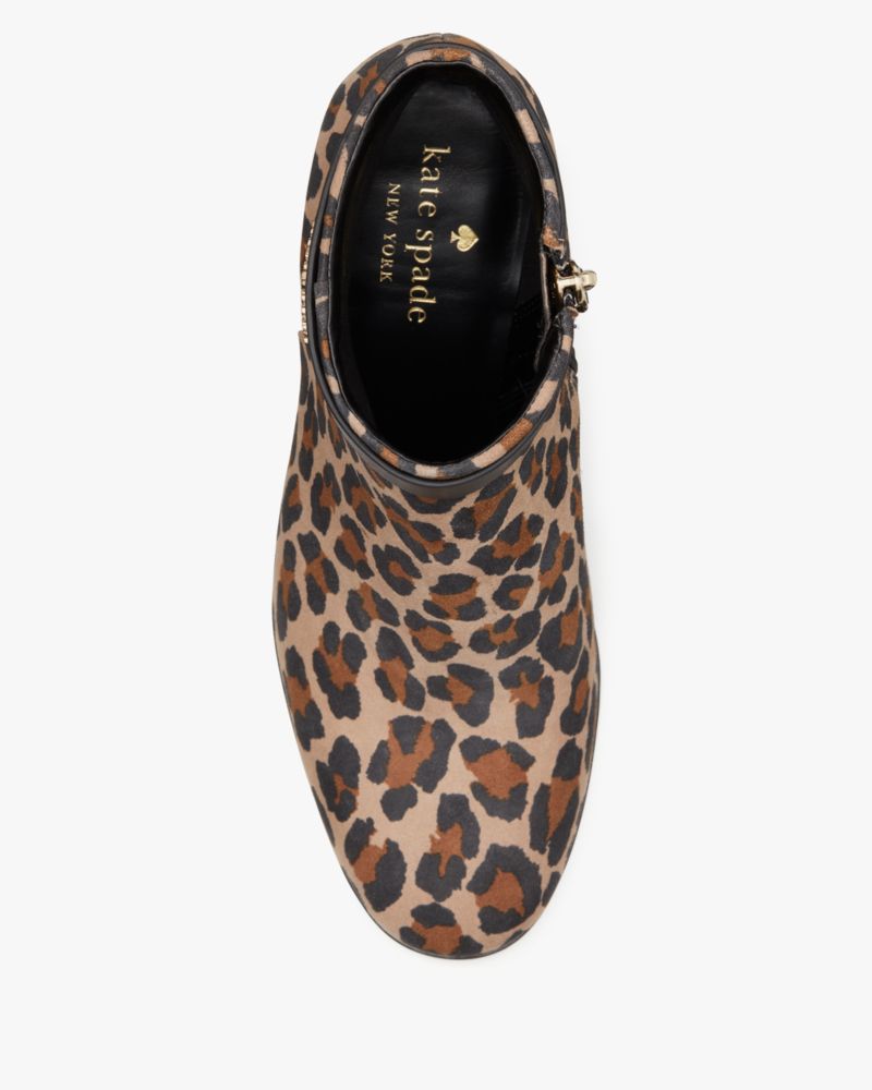 Kate Spade Morgan Spotted Leopard Bootie International Shipping