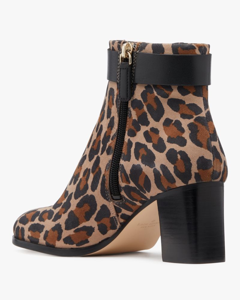 Kate Spade,Morgan Spotted Leopard Bootie,Multi Color