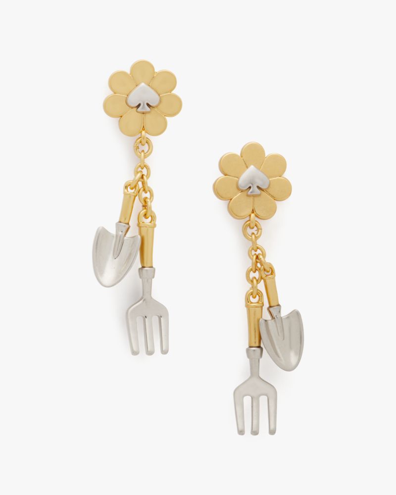 Kate Spade,Garden Glam Garden Tools Earrings,Metal Multi.