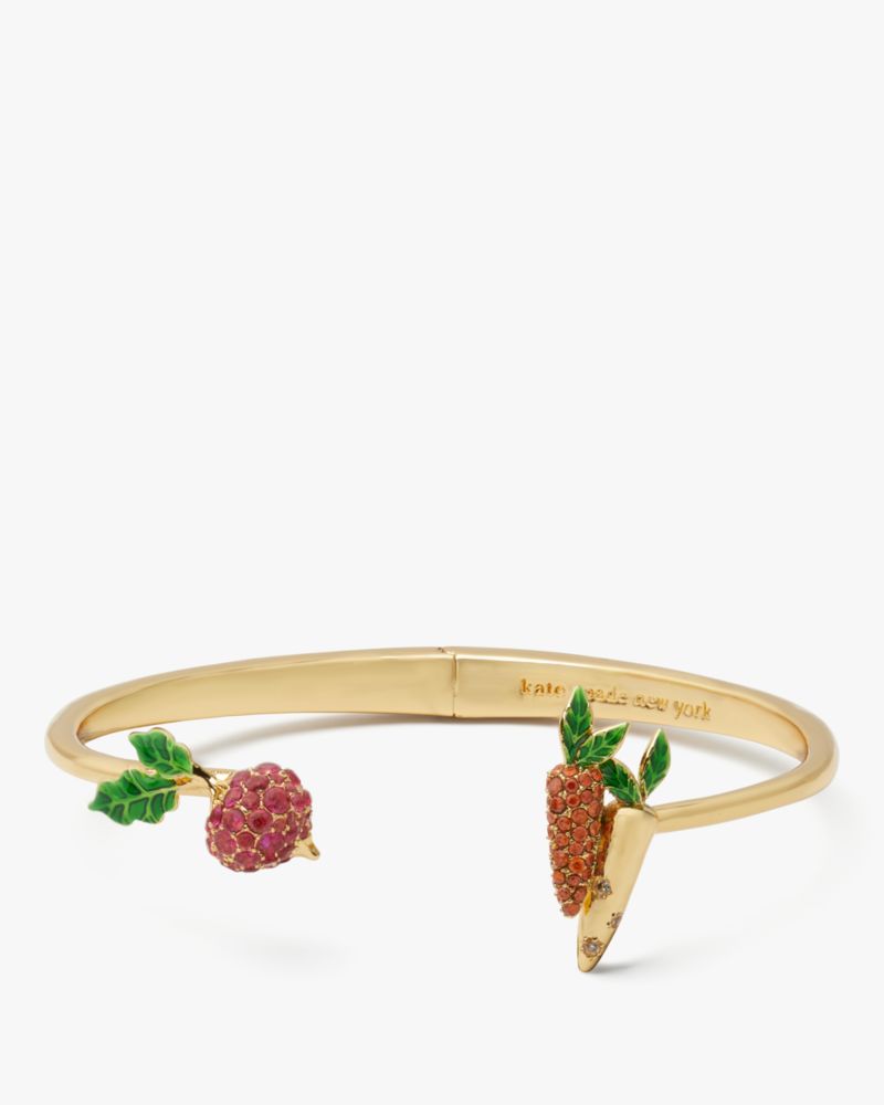 Kate Spade,Harvest Time Vegetable Hinge Cuff,Multi Color