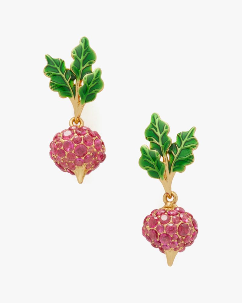 Kate Spade,Harvest Time Beet Earrings,