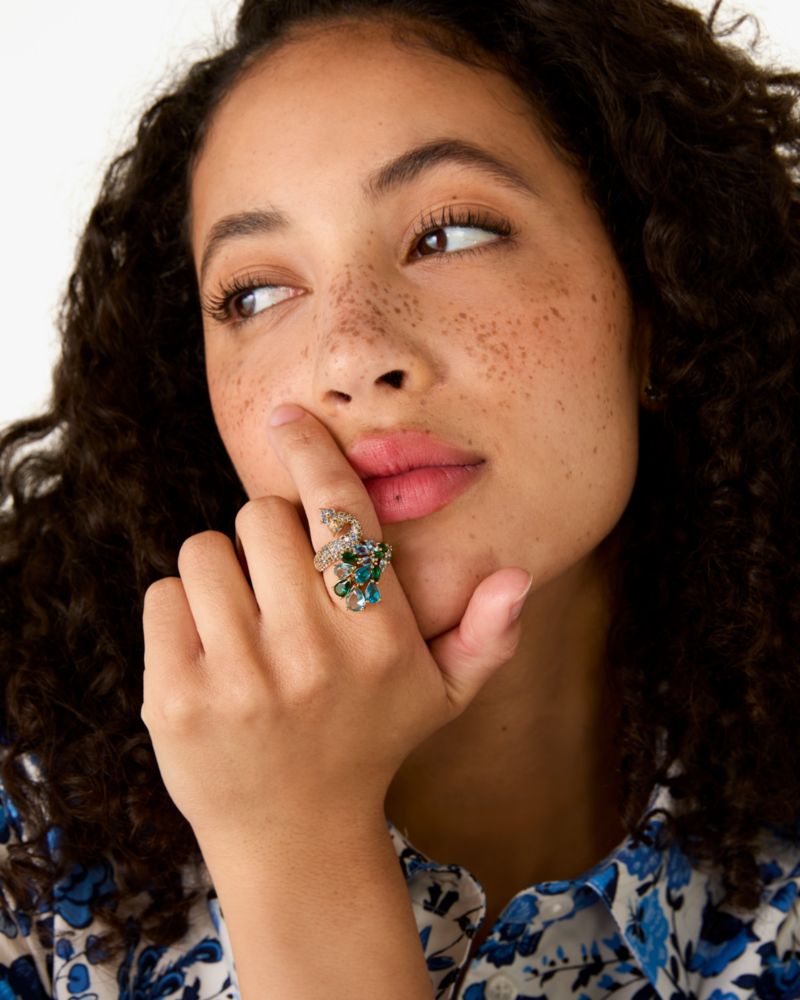 Kate Spade,Perfect Plume Cocktail Ring,