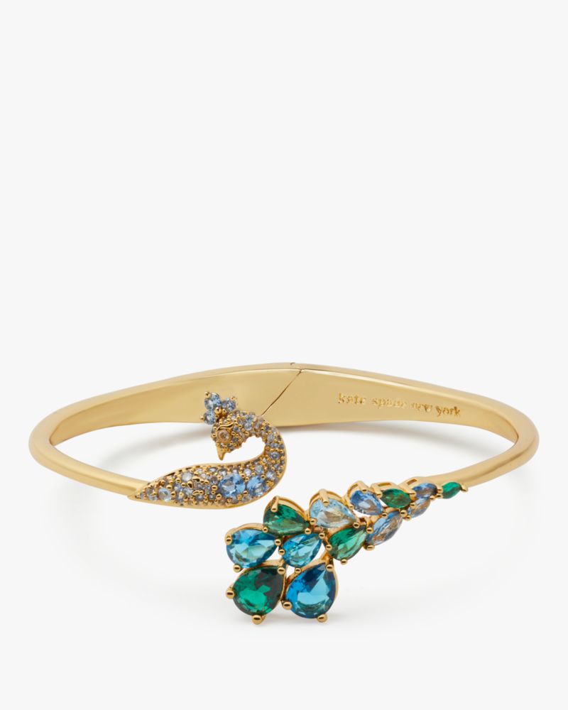 Kate Spade,Perfect Plume Peacock Cuff Bracelet ,