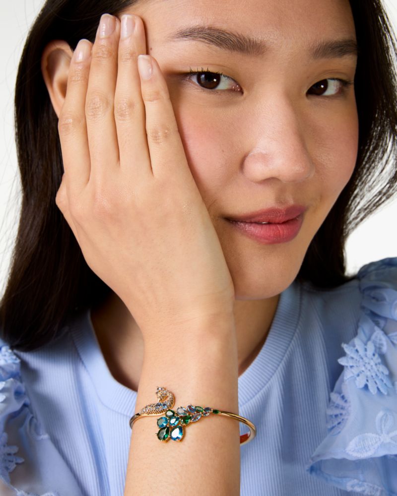 thumbnail image 2 of Cuff Bangle Bracelet Set For Women Open WBracelets Gold Wrist Cuff Wrap Bracel E 2 of 12