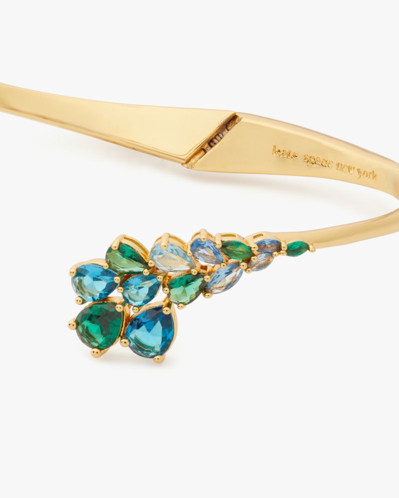 Kate Spade,Perfect Plume Peacock Cuff Bracelet,