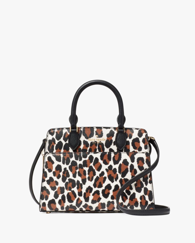 Kate Spade,Madison Spotted Animal Printed Small Satchel,Multi Color