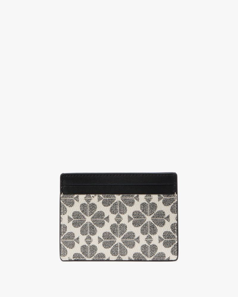 Kate Spade,Signature Spade Flower Small Slim Card Holder,Card Case,Logo,Metal,Casual,Multi Color