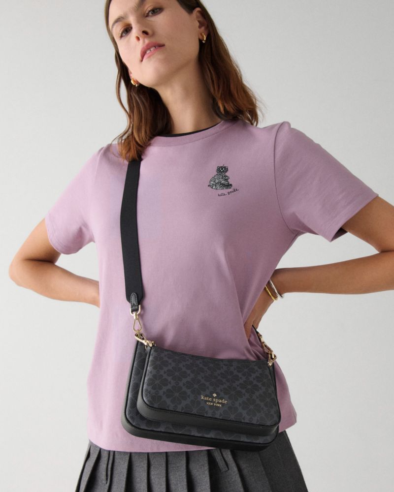 Kate Spade,Spade Flower Small Crossbody,Crossbody,Metal Material,PVC,No Embellishment,Casual,Multi Color