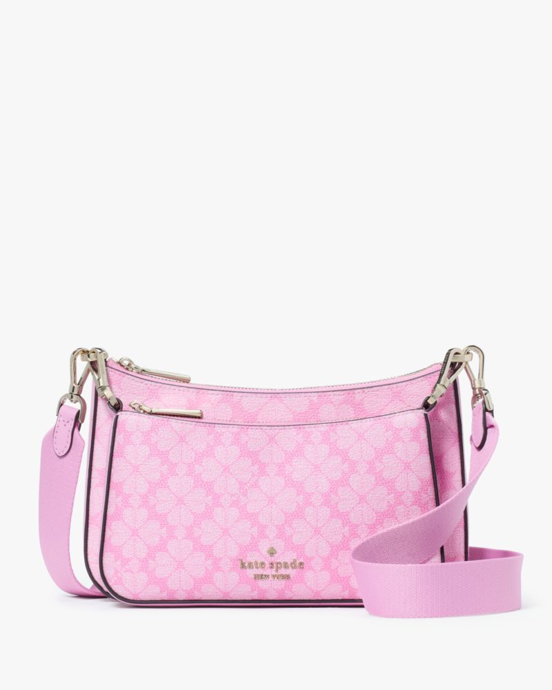 Kate Spade,デュエット スペード フラワー クロスボディ,バッグ,パリジャンローズマルチ