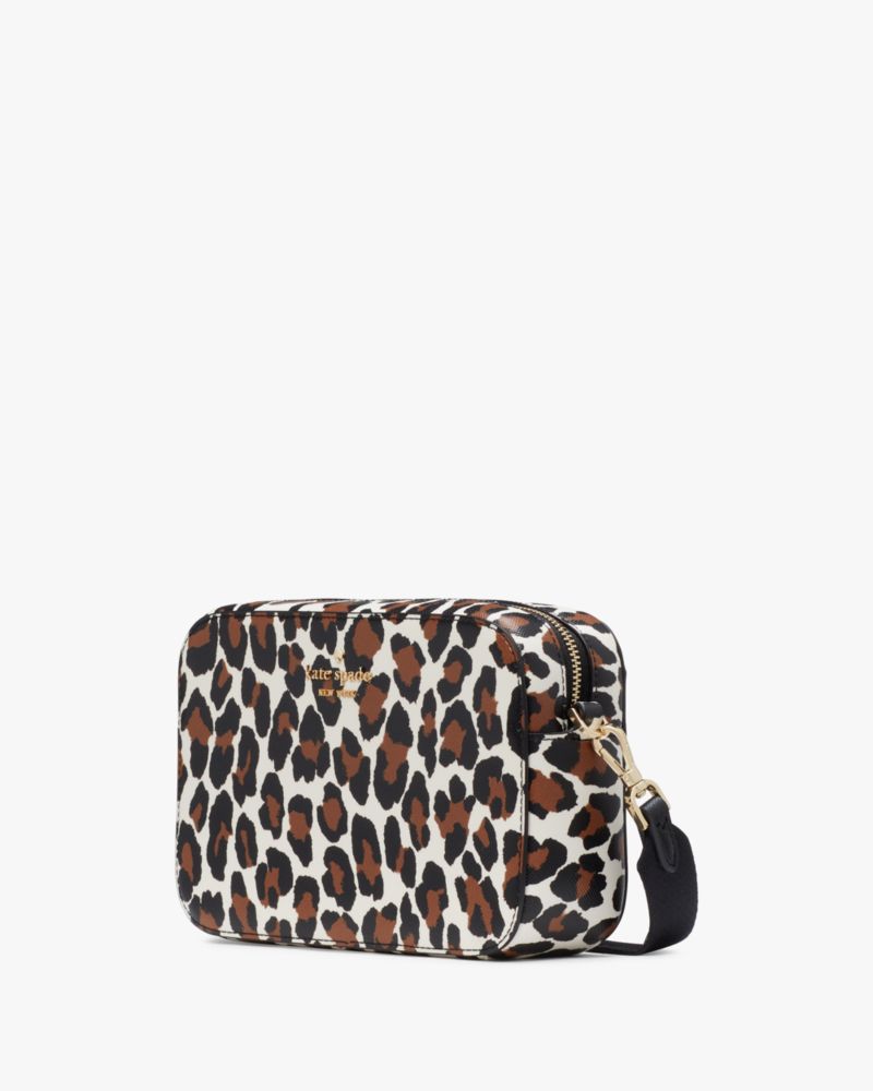 Kate Spade,Madison Spotted Leopard Mini Camera Bag,