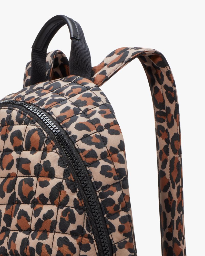 Camden Quilted Large Leopard Backpack Kate Spade Outlet