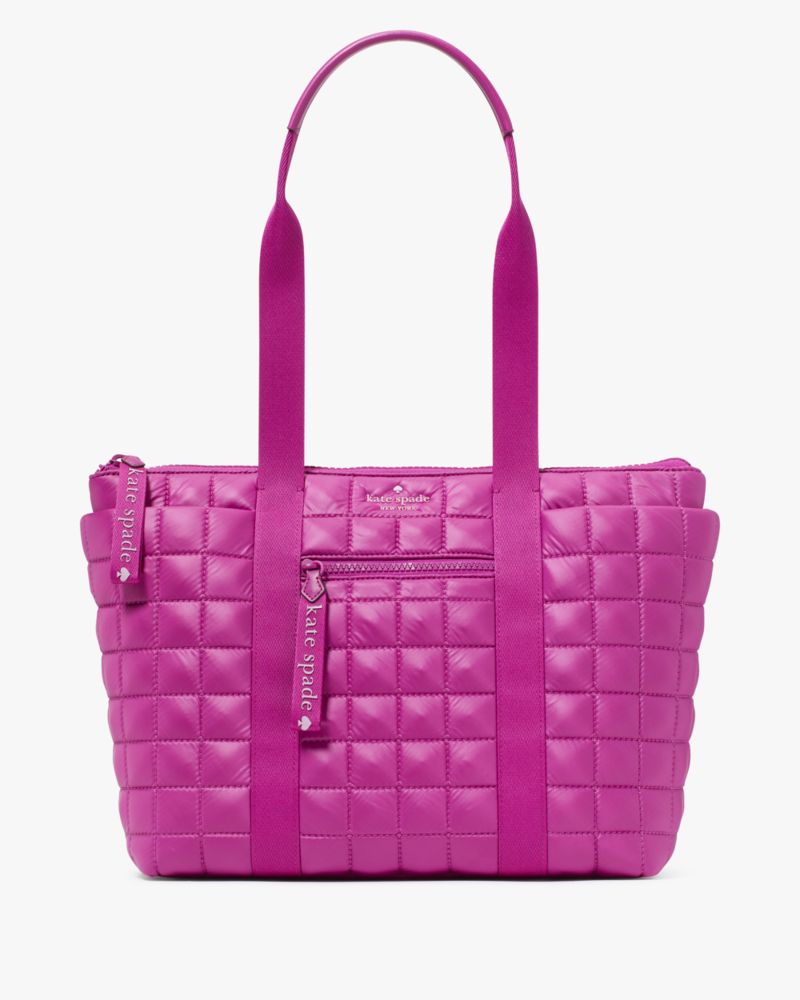 Kate Spade,Camden Quilted Small Tote,Baja Rose