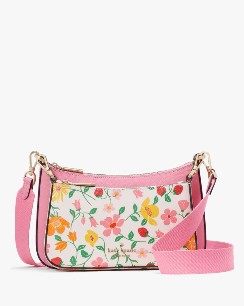 Kate Spade,Duet Strawberry Garden Crossbody,