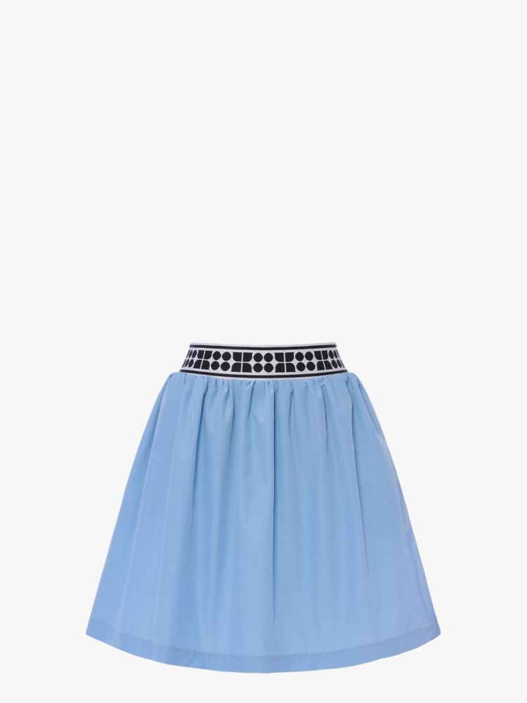 Kate Spade,Noel Taffeta Skirt,Astral Blue