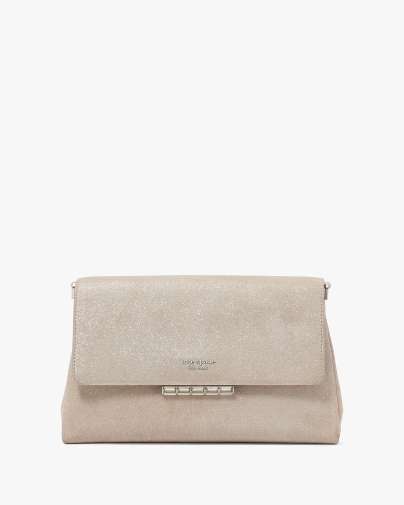 Grace Clutch aus glitzerndem Wildleder Kate Spade DE